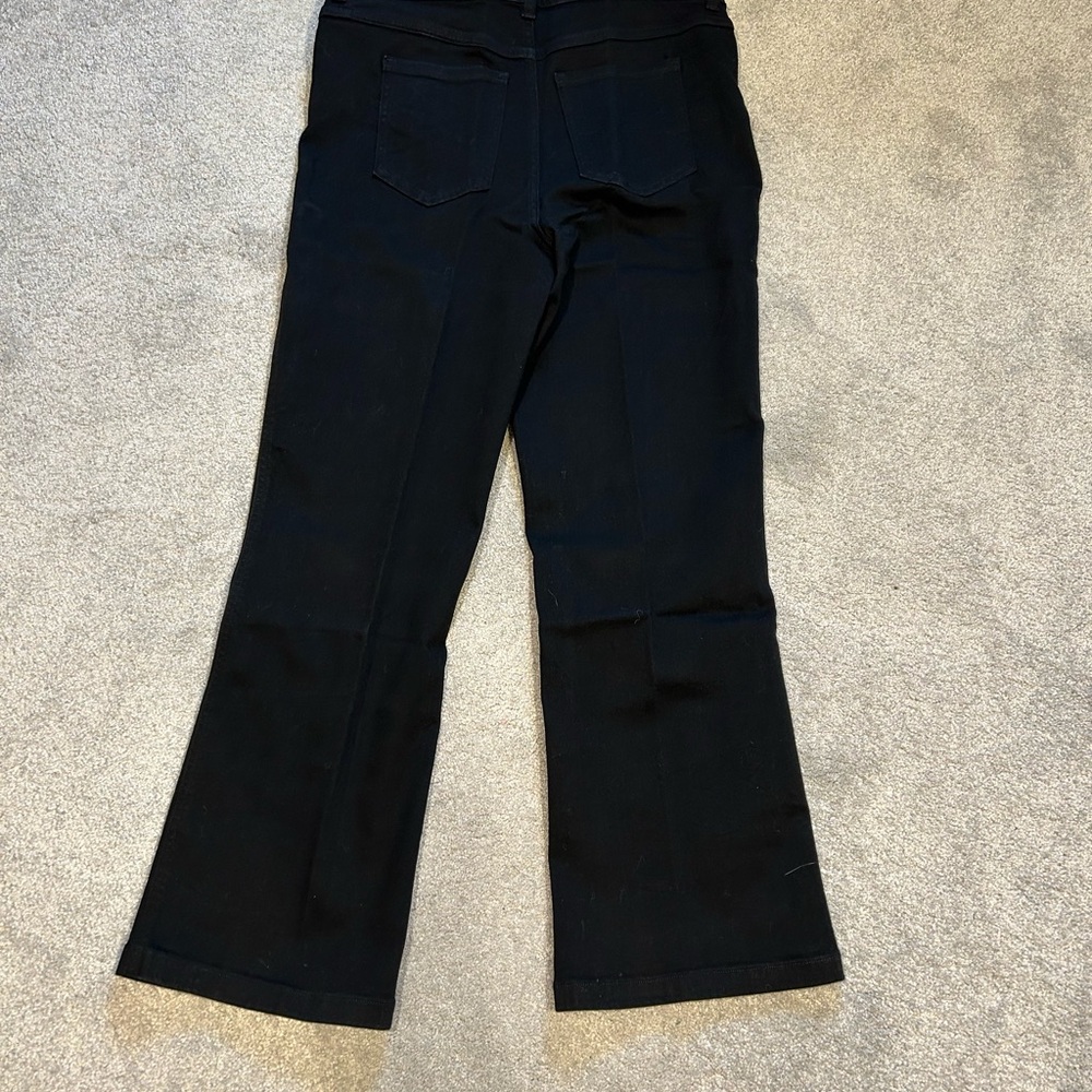 SPANX Black Leg Flare Jeans NWT